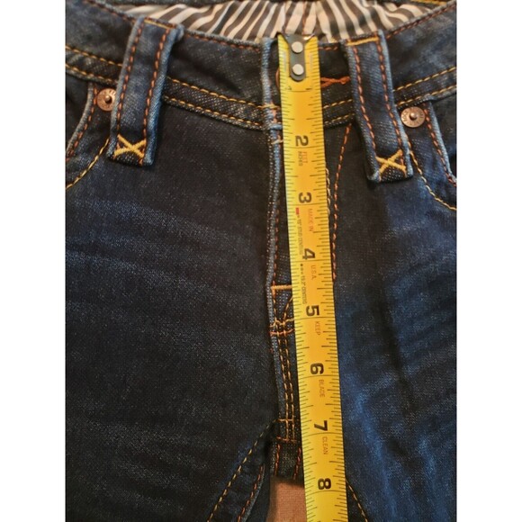 Rock Revival Jeans 25 Womens Blue Denim Jessica Skinny Leg Dark Wash Stretch - Picture 12 of 16